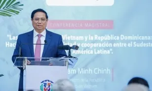 Thủ tướng nêu 6 ưu tiên hợp tác trong quan hệ Việt Nam - Cộng hòa Dominica Thủ tướng nêu 6 ưu tiên hợp tác trong quan hệ Việt Nam - Cộng hòa Dominica