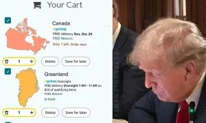 Con trai ông Trump đăng ảnh chế về 'những nơi bố muốn mua' Con trai ông Trump đăng ảnh chế về 'những nơi bố muốn mua'
