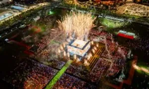 Hàng chục nghìn người đến lễ hội đón năm mới tại The Global City Hàng chục nghìn người đến lễ hội đón năm mới tại The Global City