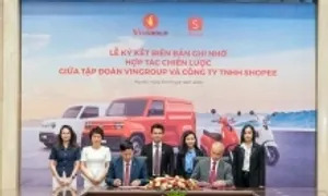 Vingroup hợp tác với Shopee Vingroup hợp tác với Shopee