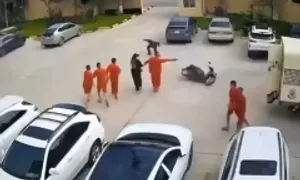 Phạm nhân nổ súng tẩu thoát trước cửa tòa án Campuchia